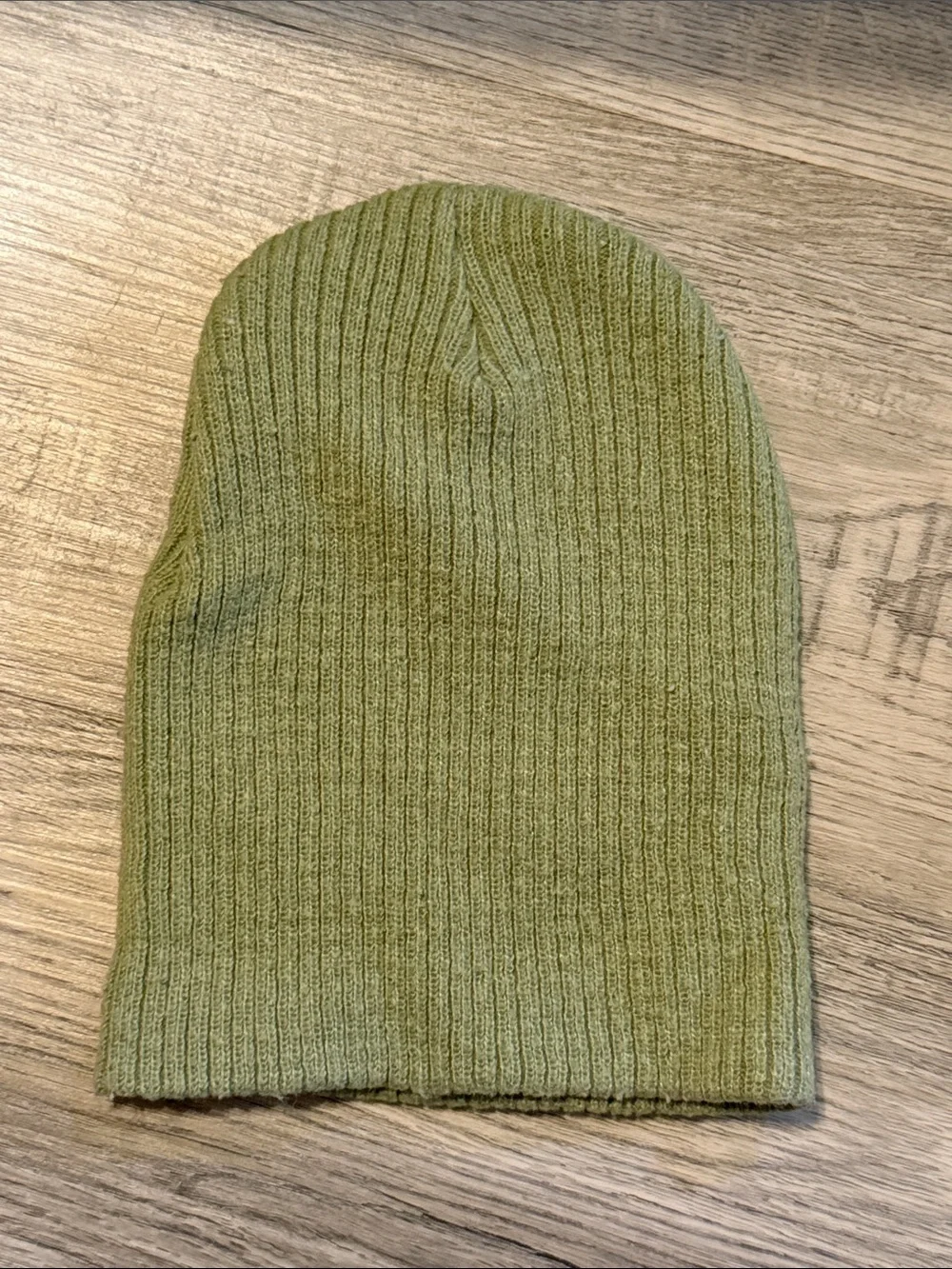 wonder nation Olive Green Ribbed Knit Beanie